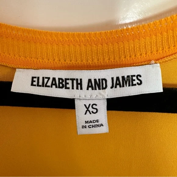 Elizabeth and James yellow silk maxi dress, XS - Picture 5 of 5